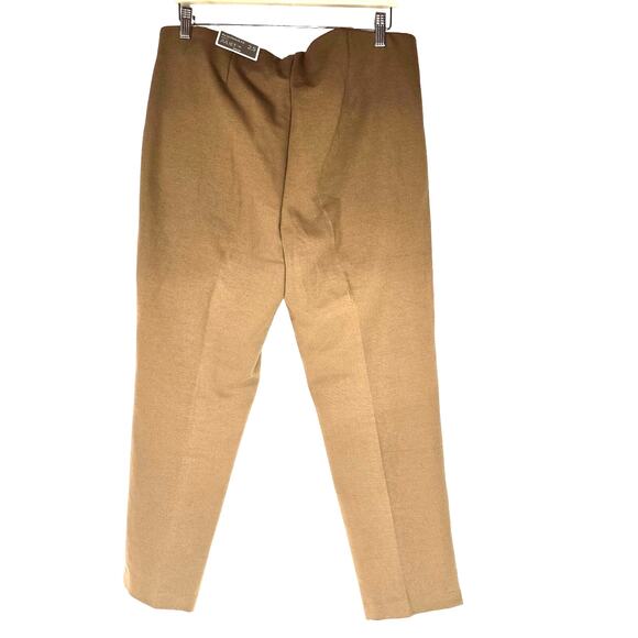 Chico’s Juliet Ankle Pant Ultimate Fit Brevity Brown Ponte Knit Pant Size 2.5 - Picture 4 of 14